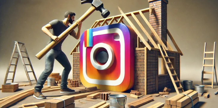 the building of the instagram app